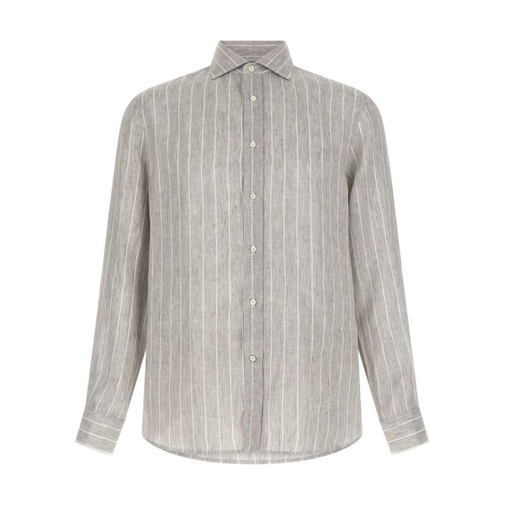 Brunello Cucinelli Men Pinstripe Shirt